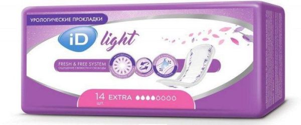 Изображение товара Прокладки урологические айди light extra 14шт. Прокладки урологические айди light extra 14шт. фотография