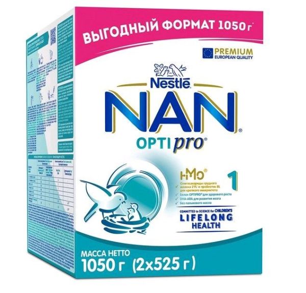 Изображение товара Смесь НАН 1 Optipro 1050 г Смесь НАН 1 Optipro 1050 г фотография
