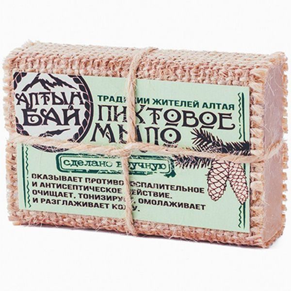Изображение товара Мыло Алтынбай натуральное пихтовое 80г Мыло Алтынбай натуральное пихтовое 80г фотография