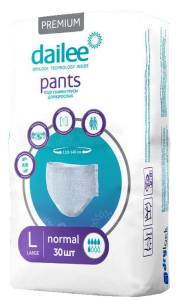 Трусы для взрослых Dailee Pants premium Normal L 30шт